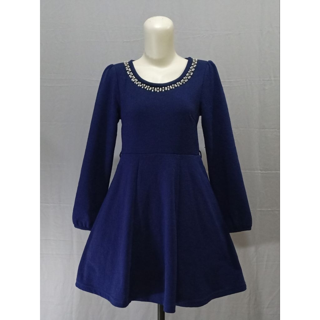 Colza Navy Dress