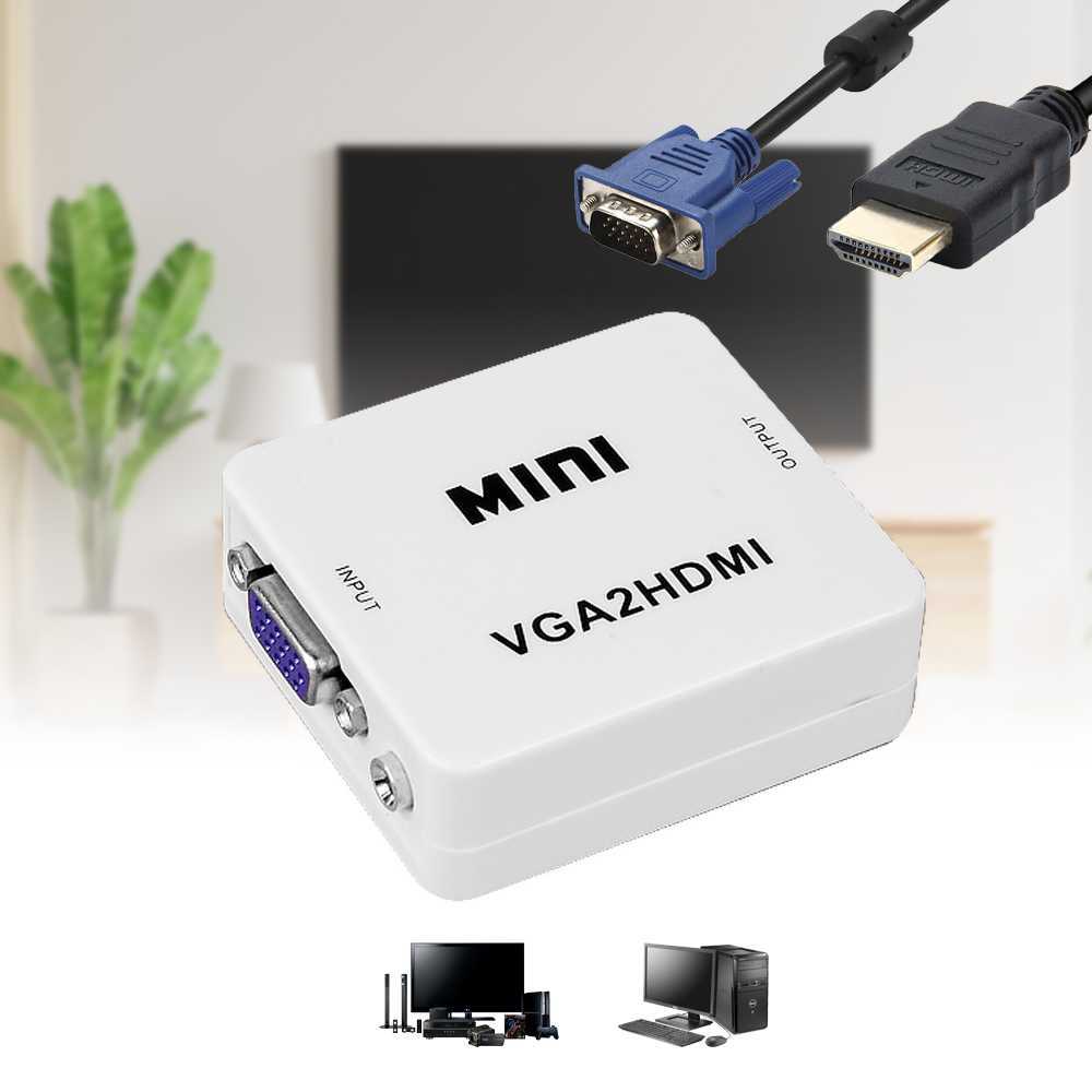 VGA to HDMI Mini HD Video Converter