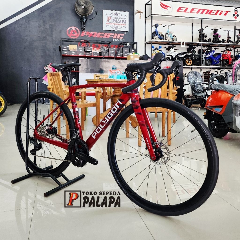 Sepeda Balap 700C Polygon Strattos S7 Disc Brake S7D Roadbike Road Bike