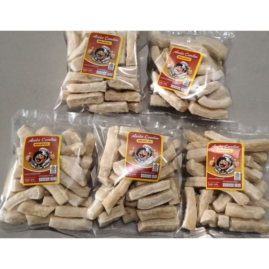 

Isi 5 bungkus kerupuk rambak tahu stik mini rasa original terasi udang bawang Kerupuk Food Snack Cemilan