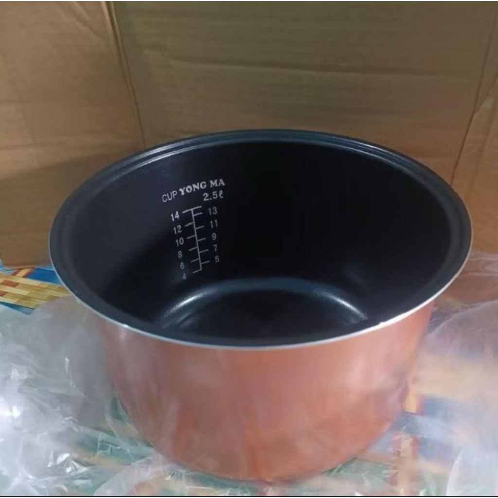 panci rice cooker yongma 3900 panci mejikom yongma 2.5liter anti lengket