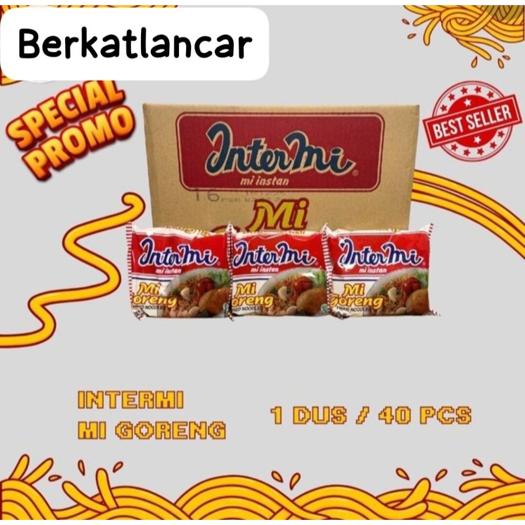 

Intermi goreng 1 dus isi 40 / mie instant / Intermie mie goreng 1dus 40pcs / intermie goreng