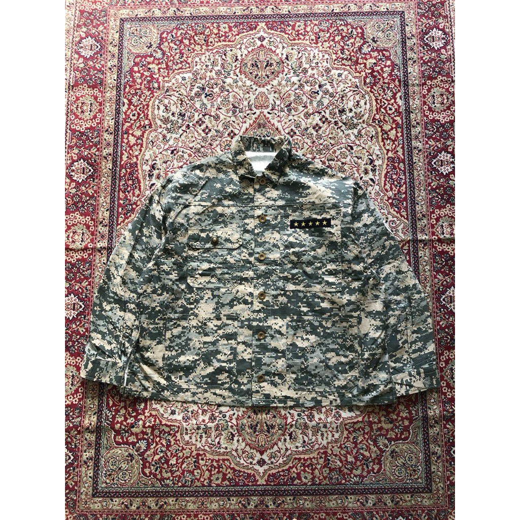 Niko and… military bdu oversized 3d camouflage jacket Vintage military 3d camouflage jacket F752