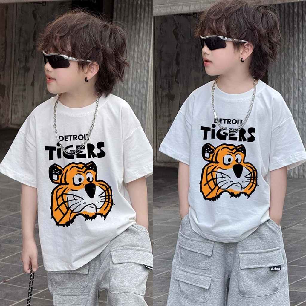baju anak laki laki korean style |Kaos anak |kaos anak laki laki premium |2-12 Tahun |Putih cocobaby