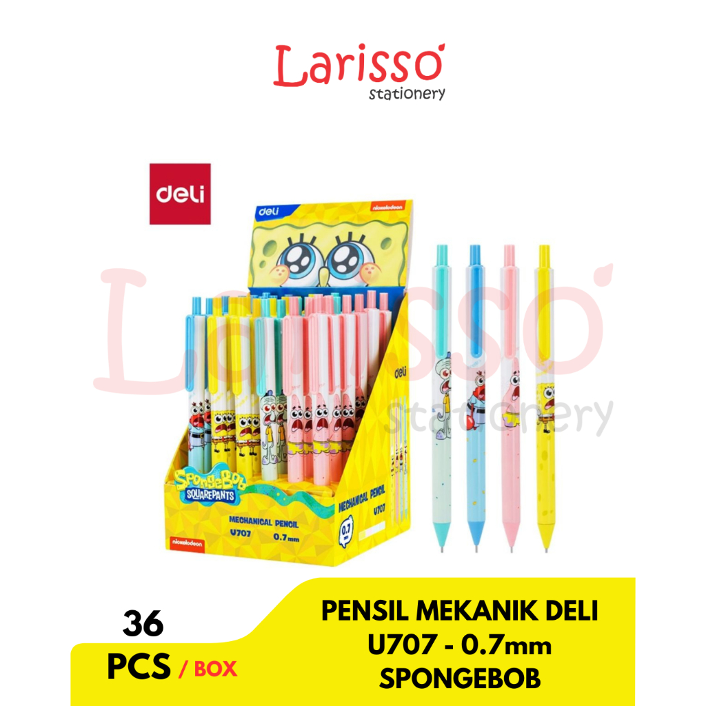 

DELI - (pcs) PENSIL MEKANIK DELI U707 - 0,7mm SPONGEBOB - pcs