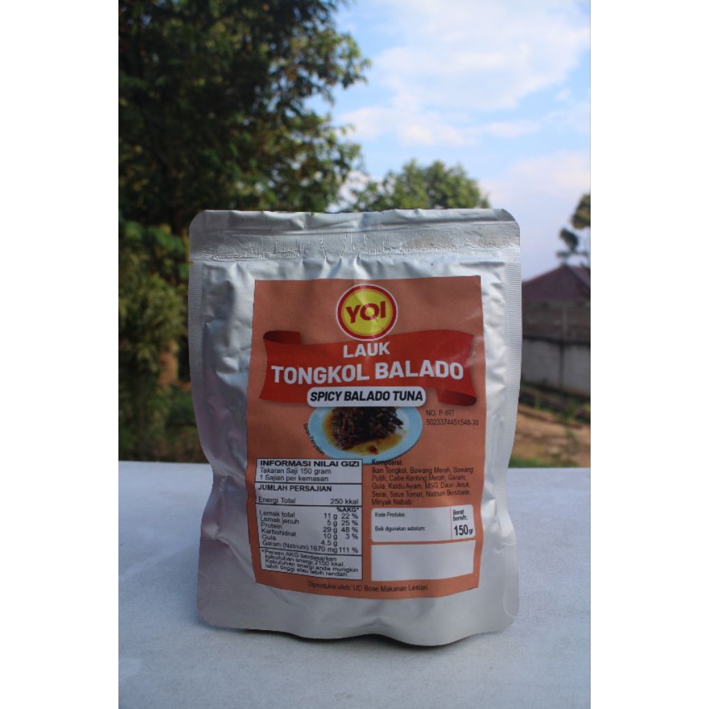 

Lauk Tongkol Balado YOI 150 gr