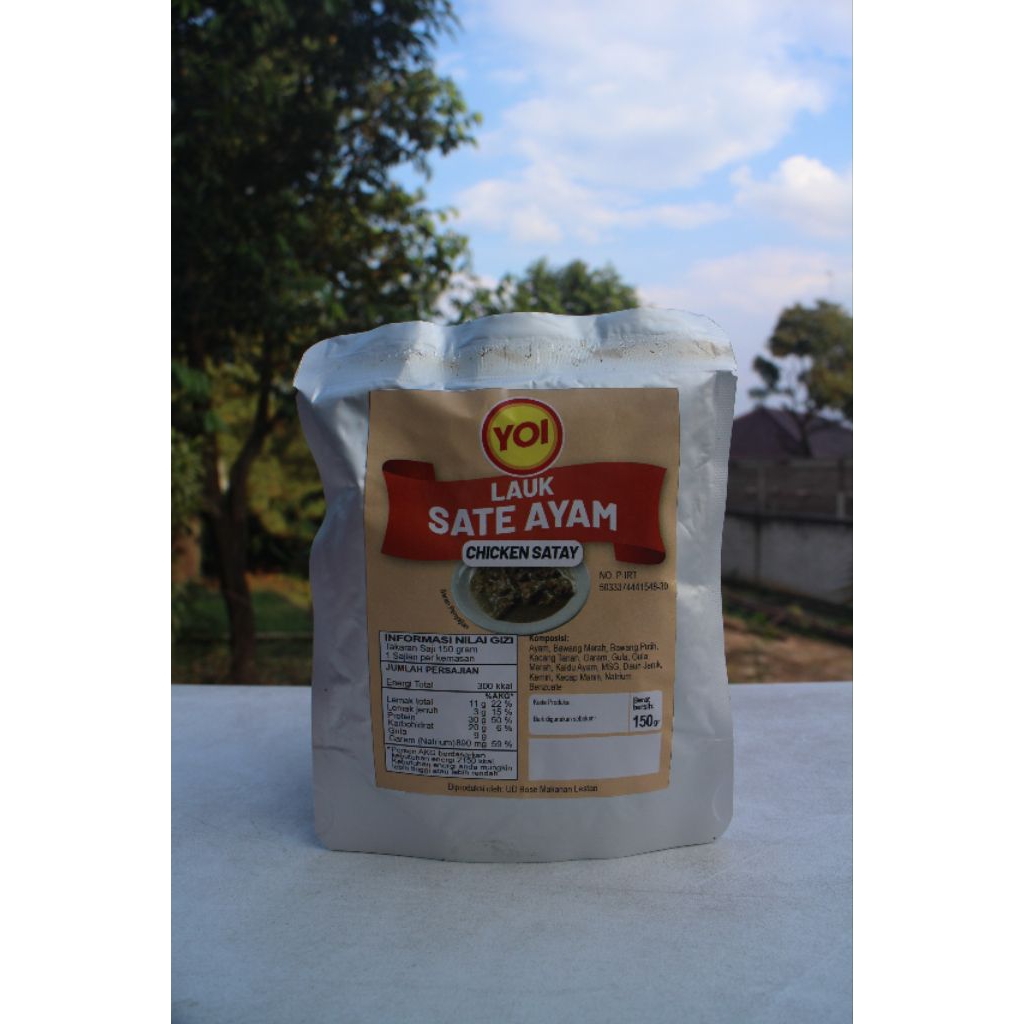 

Lauk Sate Ayam YOI 150 gr