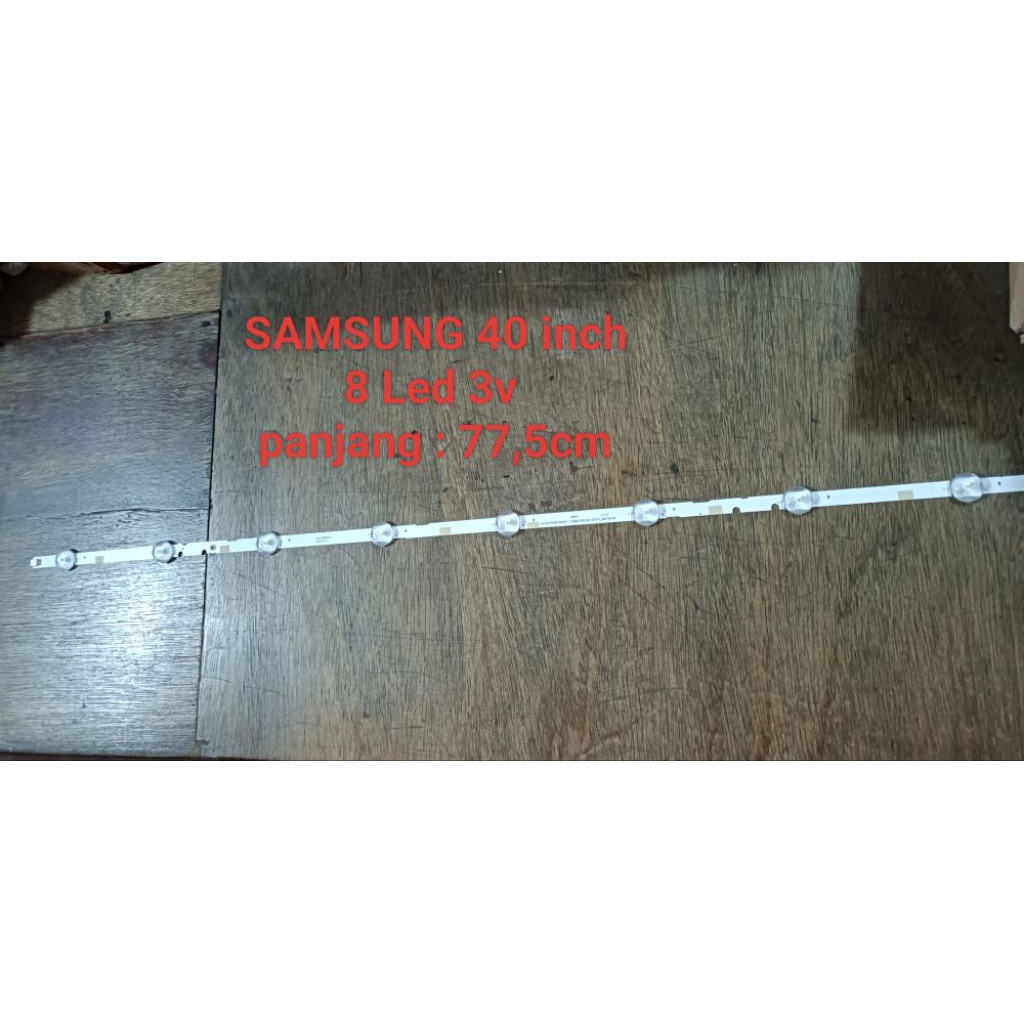 Backlight Samsung 40 inch 8 Led 3v