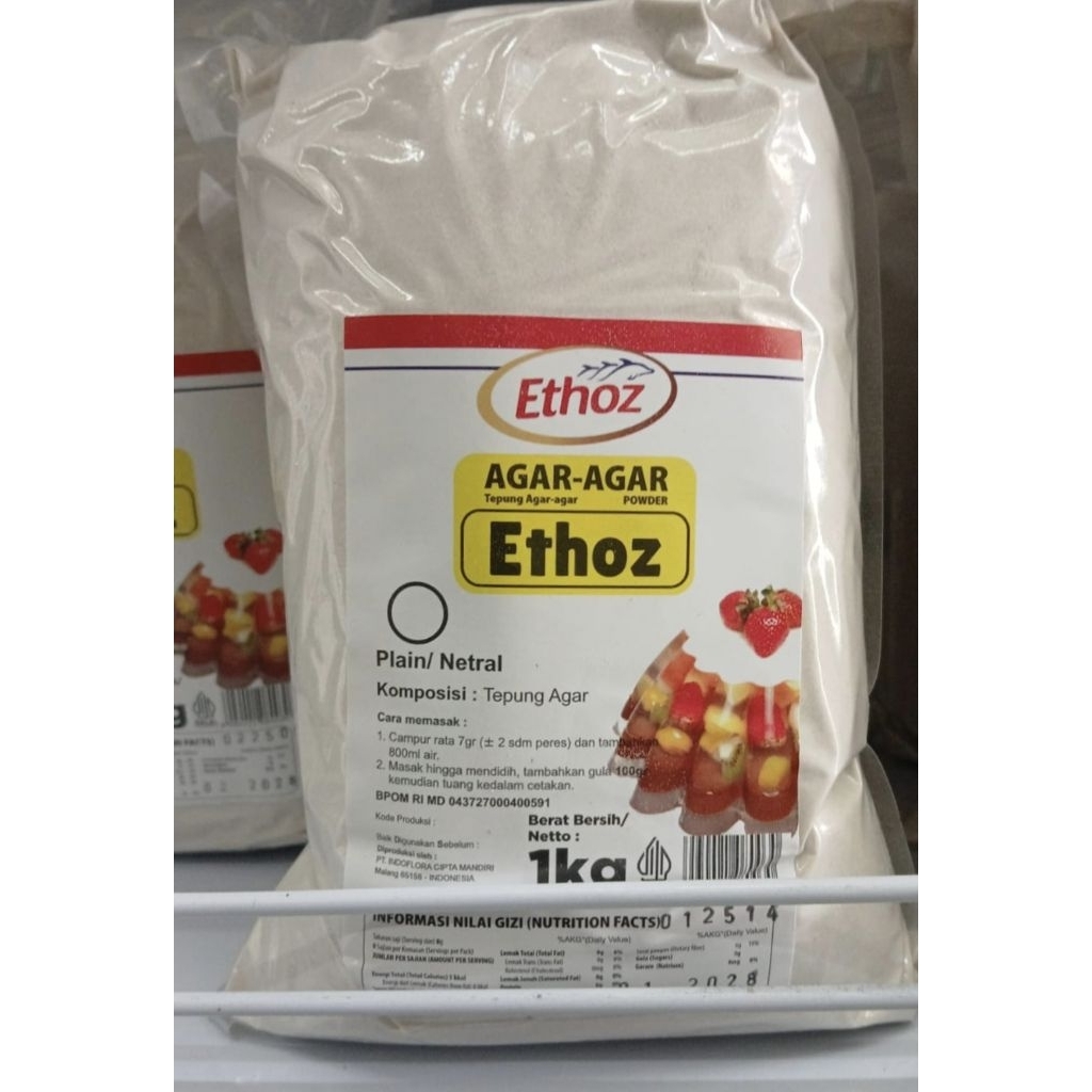 

Ethoz Tepung Agar Agar Powder DOLPHIN (1 kg) - FasyAnita Mart Denpasar