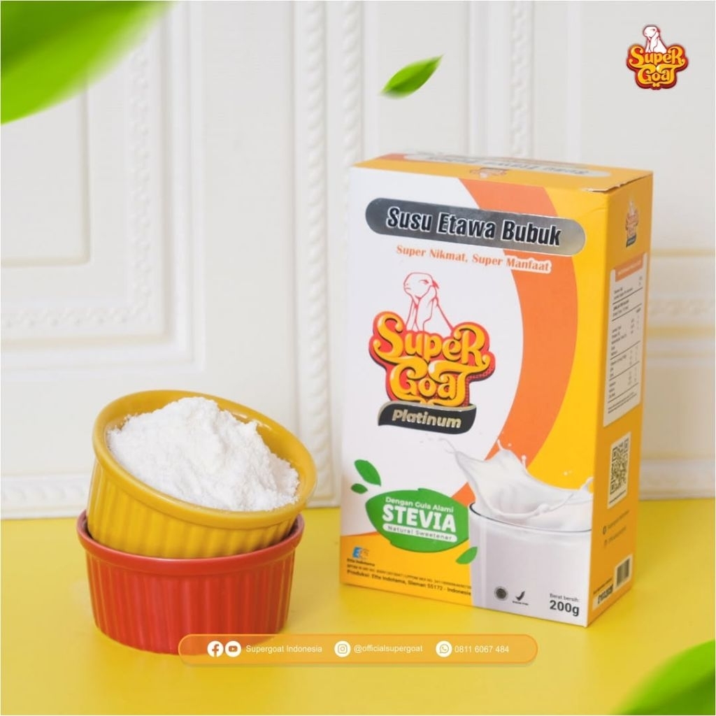 

Susu Kambing Etawa Supergoat Gula Aren dan Gula Stevia