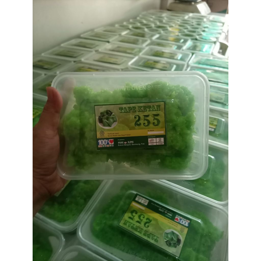 

Tape Ketan 255 Mak Jumi Permika isi 500 gr