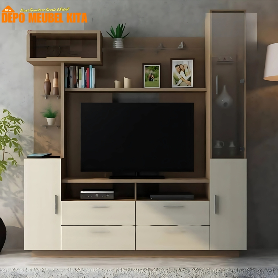ACTIV NEXA WU 182 (Wall Unit / Kabinet Meja Tv / Penyekat / Devider Modern Minamlis)