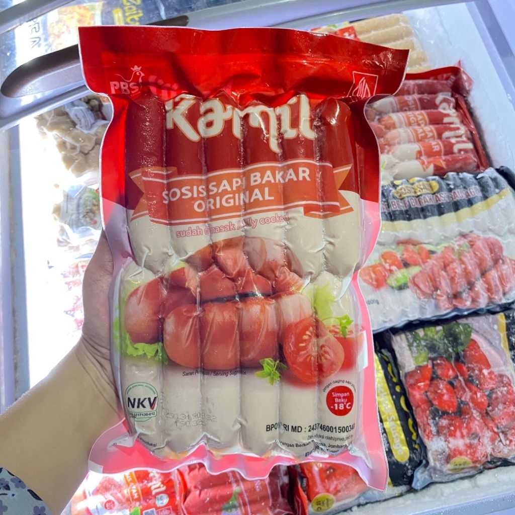 

Kamil Sosis Sapi Bakar Mini isi 12