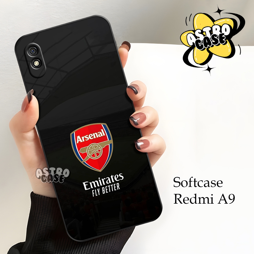 Astrocase- Case Redmi 9A New Full Cover Motif Arsel - Cassing Redmi 9a Full karet Case Keren Redmi A