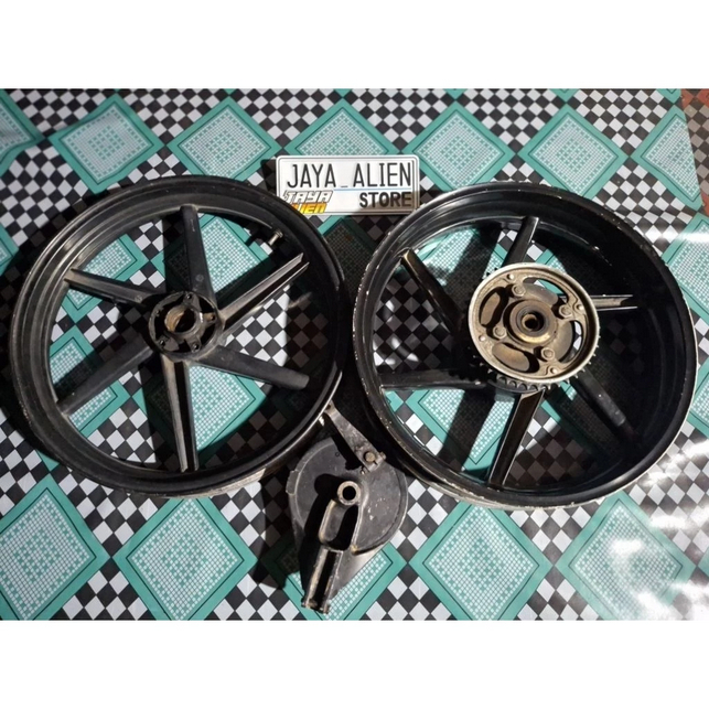 Velg Pelek Fullset Depan Belakang Sprint Dan Merk Lain Motor Tiger Revo Tiger 2000 Ukuran Ring 17