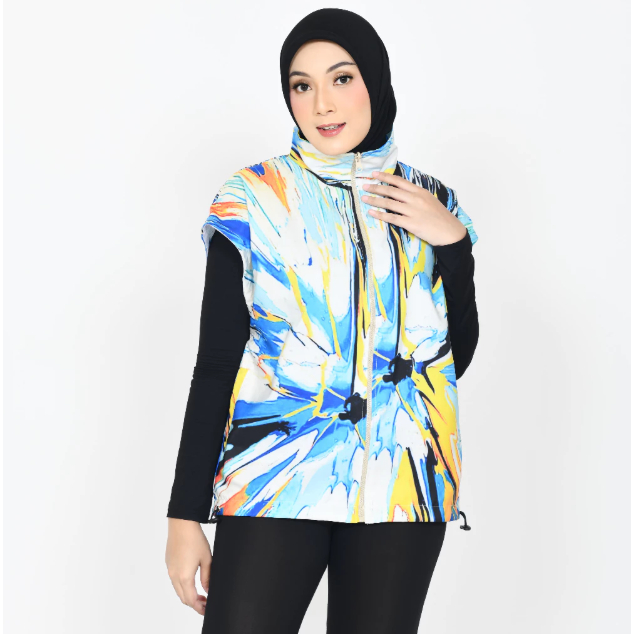 Rompi Sepeda Lightning Printing Unisex Vest Olahraga [ Bisa Custom Size atau Design ] Sepeda Running