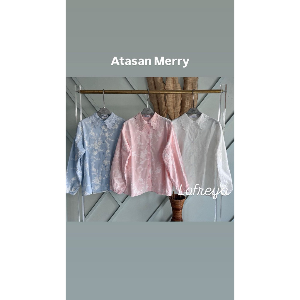Atasan Kemeja Terbaru LFY Merry BKK  Lafreya