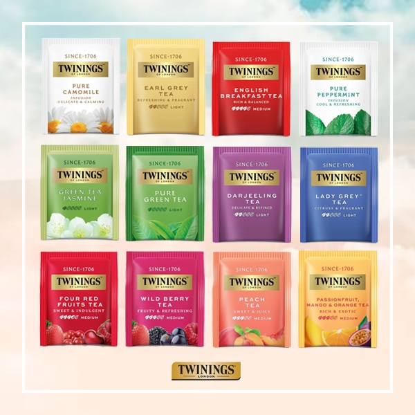 

Twinings Tea All Varian Envelope Tea Bag