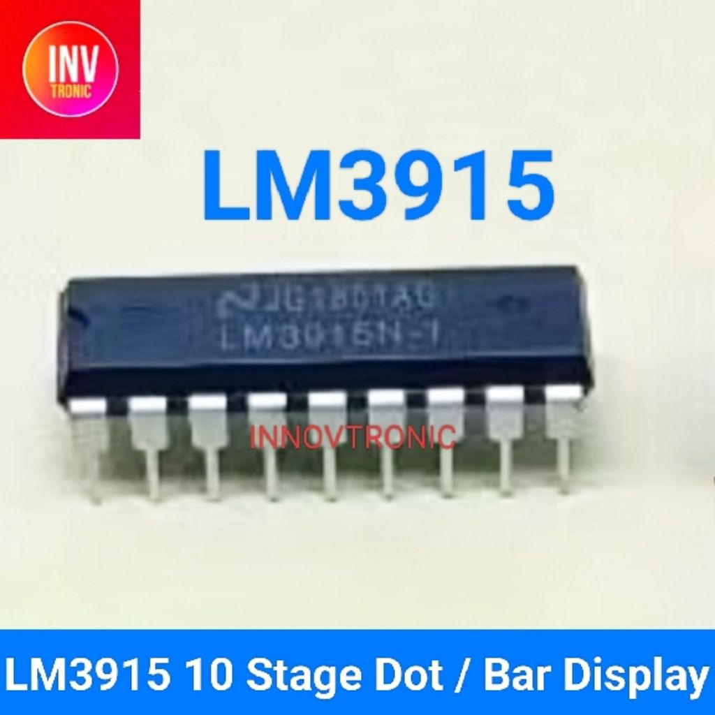 LM3914N LM3915N LM 3915 10 Stage IC LED VU Display Dot Bar Indicator