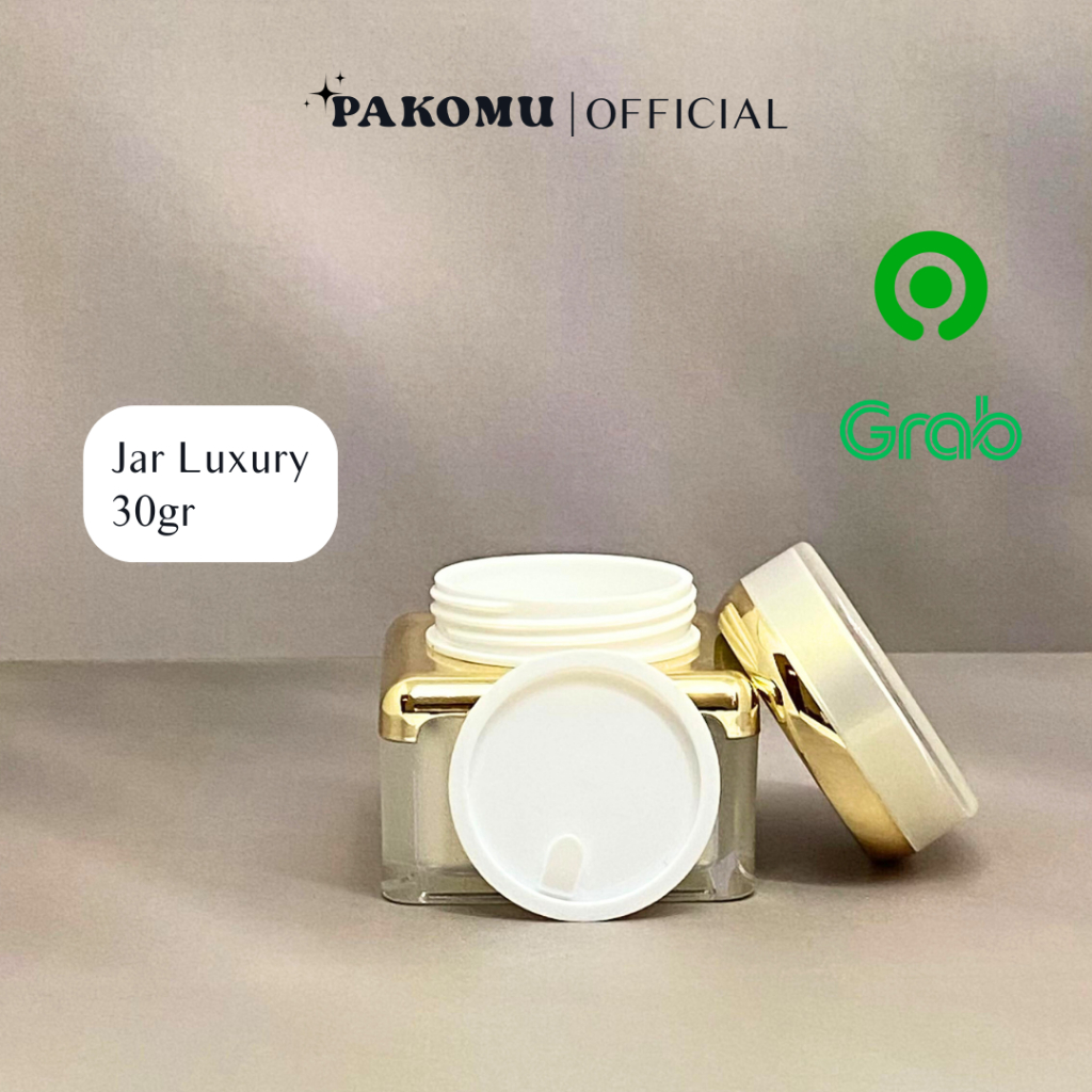 POT CREAM 30GR/ LUXURY SERIES POT JAR KRIM SKINCARE PEARL AND GOLD 01 UKURAN 30GR/ JAR SKINCARE 30GR