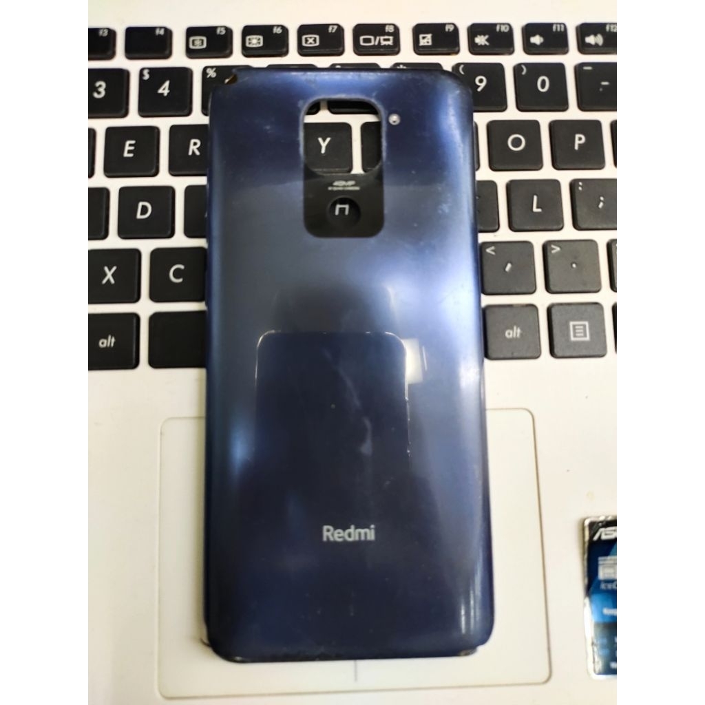 xiaomi redmi note 9 backdoor / tombol / kaca flash kualitas original second