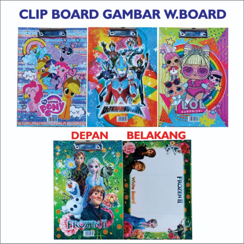 

Papan Jalan, Papan Ujian Kayu Clipboard Papan Tulis Jalan Ujian Kartun A4 Multifungsi Whiteboard