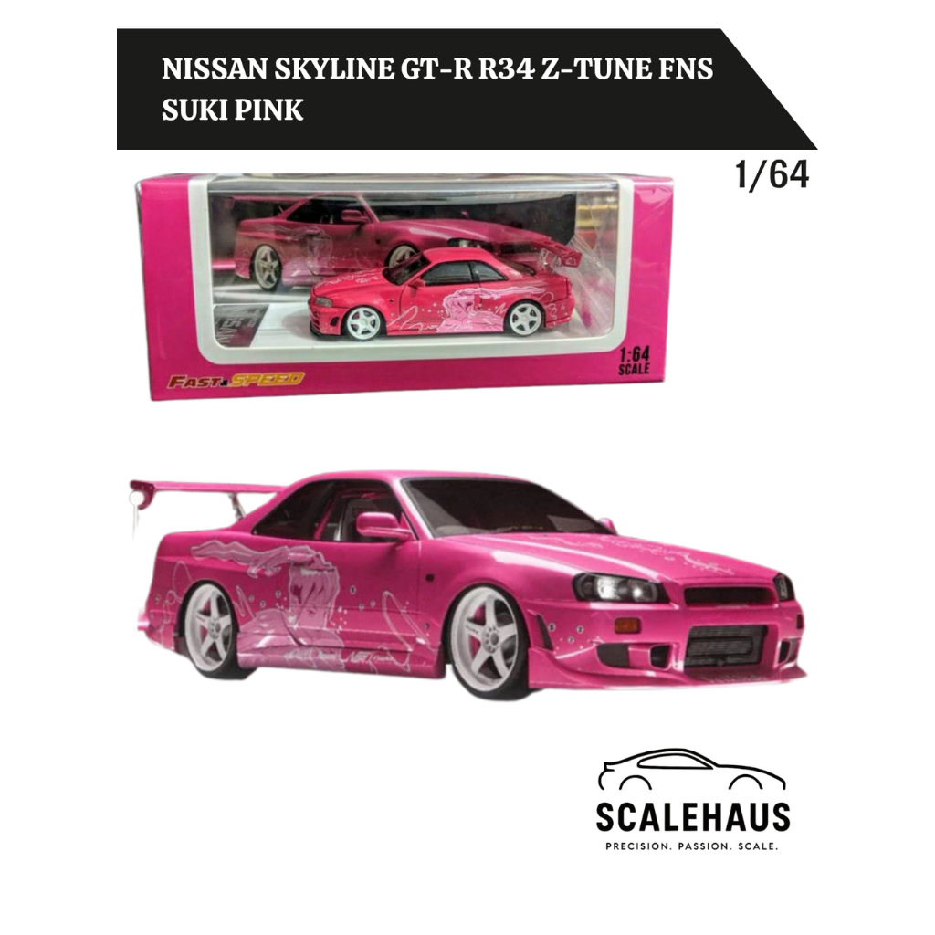 Fast&Speed 1/64 Nissan Skyline Gtr R34 Z-Tune Suki
