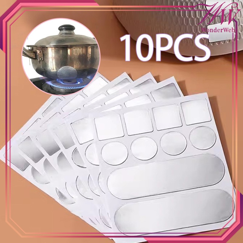 10pcs/Set Penambal Panci Bocor Anti Api Tambalan Panci Bocor Lem Panci Bocor Tahan Panas Tambal Panc