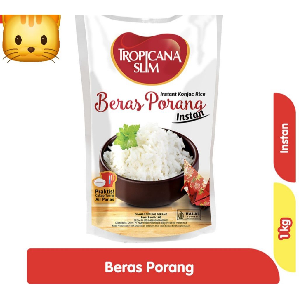 

TROPICANA SLIM BERAS PORANG 1 KG