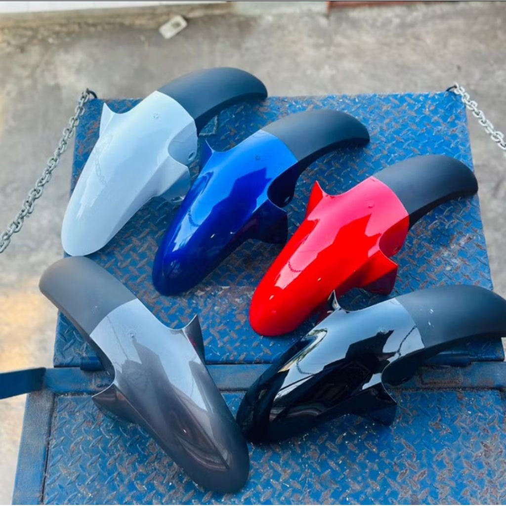 slebor depan R15 spakbor R15 gading hitam biru merah