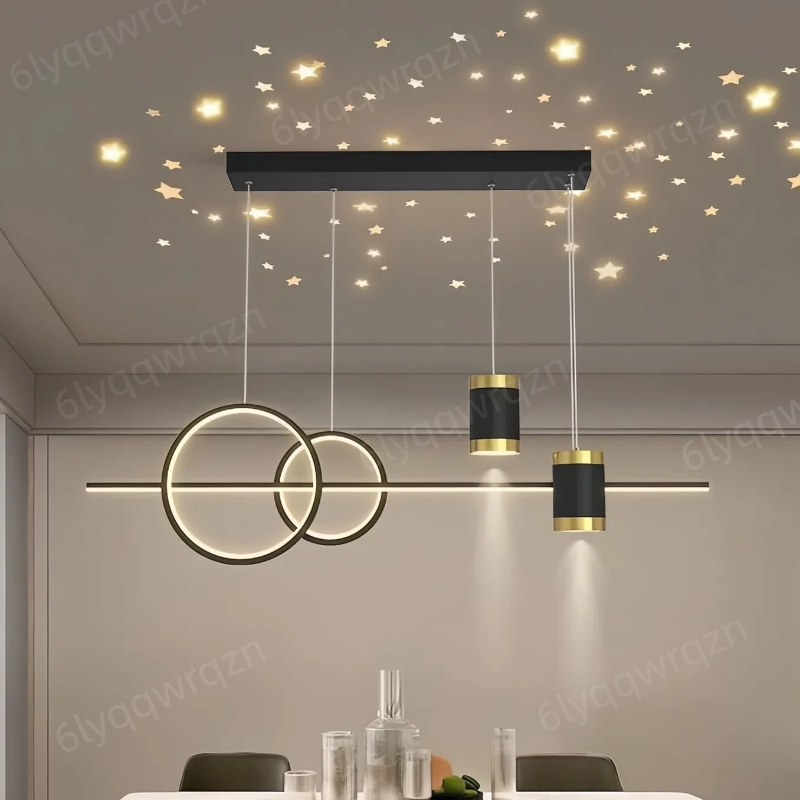 Lampu Gantung Hias Lampu Gantung Ruang Makan Lampu Gantung Proyektor Bintang Lampu Gantung Mewah