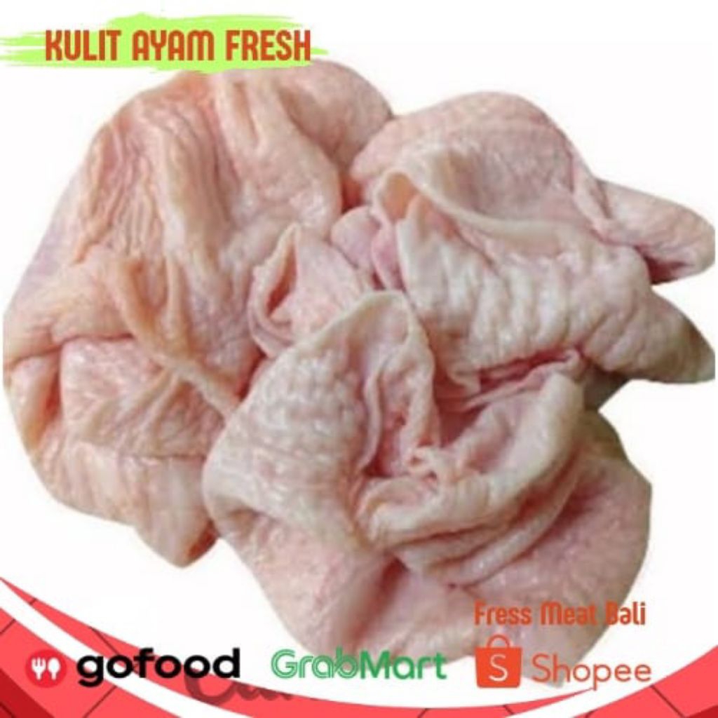 

Kulit Ayam Grade fresh berat (1kg )/best chicken