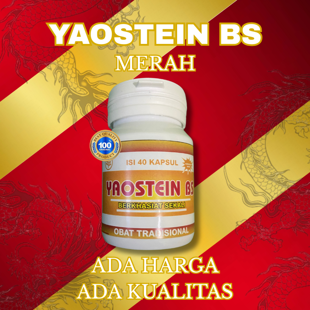 EDISI KHUSUS YOSTIN BS MERAH KEMASAN BOTOL PREMIUM ISI 40 KAPSUL (ASAM URAT, NYERI SENDI DAN LAINYA)