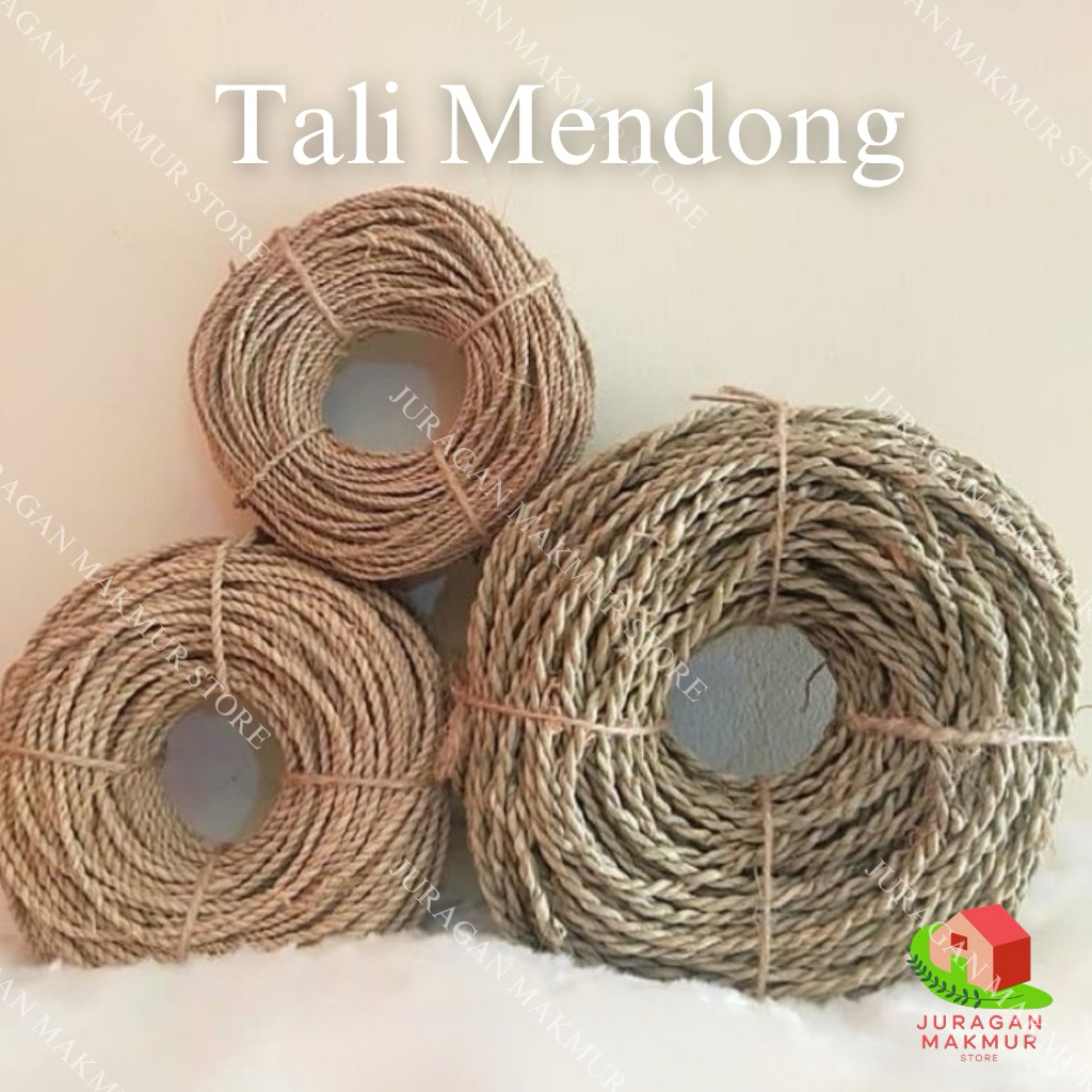 

TALI MENDONG 4-5mm - Tali serat Alam - Tali Agel - Tali Mendong
