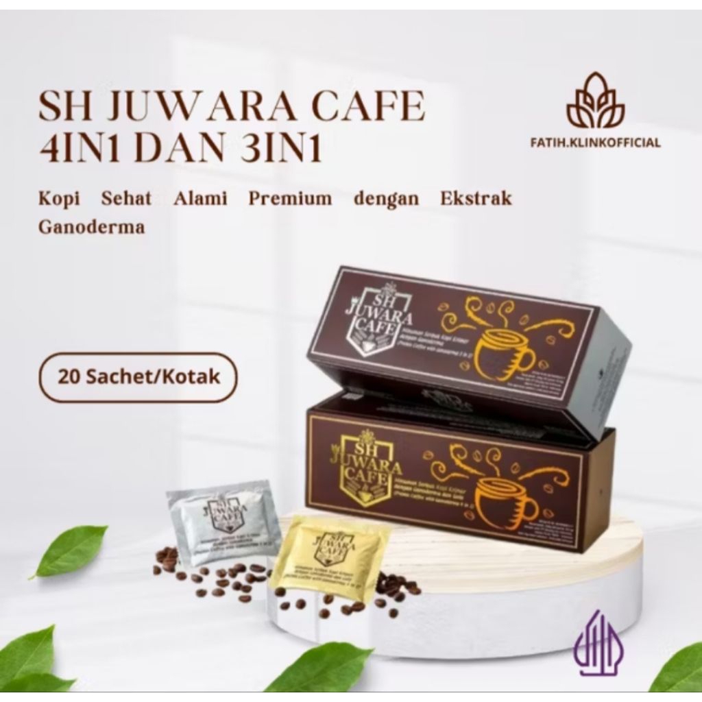 

Kopi Sehat Alami Kopi Kesehatan Kopi Cafe 3in1 dan 4in1 1 Box isi 20 Sachet Original 100%
