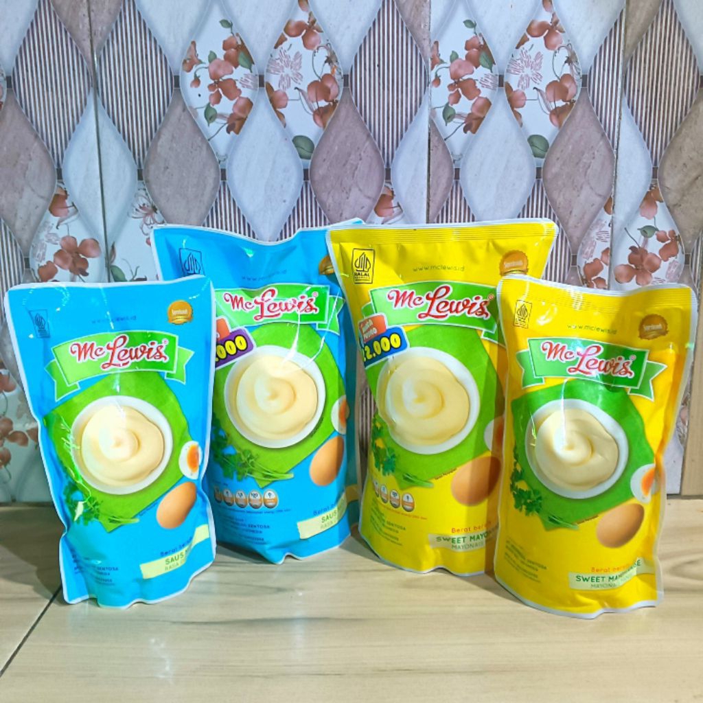 

Mc Lewis Sweet Mayo 1kg / Mc Lewis Saus Mayo Rasa Ori 1kg / Saos Mayo Mc Lewis 500gr / Mc Lewis Sweet Mayo 500gr