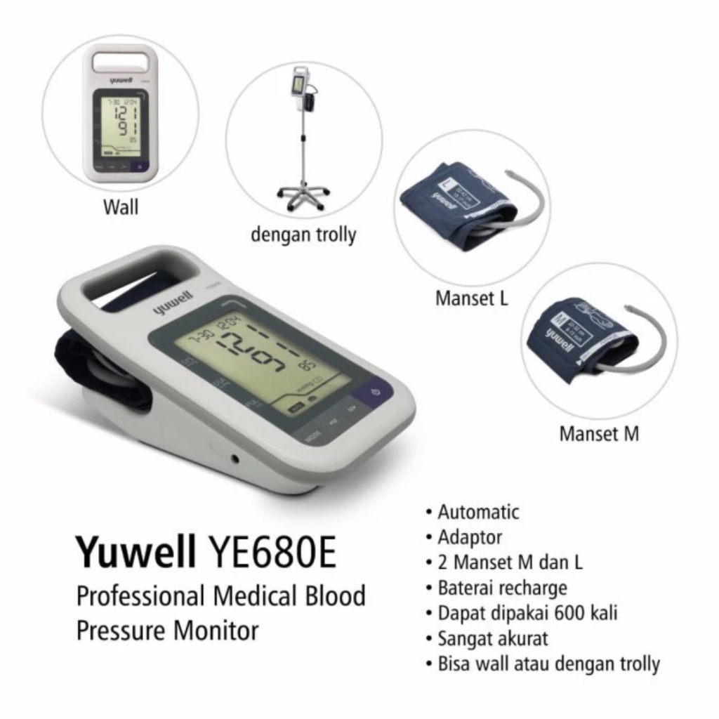 Tensimeter Digital Yuwell YE-680E