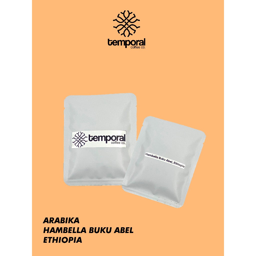 

Drip Bag Arabika Hambella Buku Abel Ethiopia 10gr | Temporal Coffee Company
