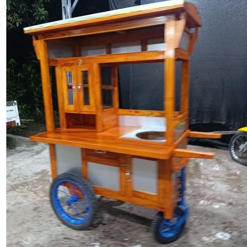 GEROBAK BAKSO RODA TIGA BAN VESPA FREE ONGKIR