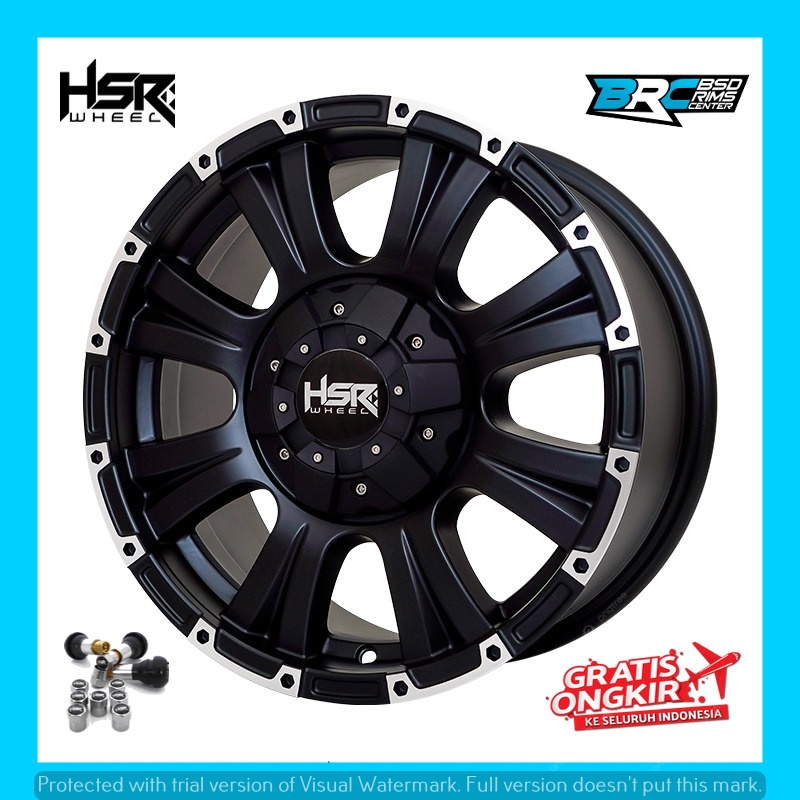 Velg mobil offroad hsr tsinga ring 16 cocok untuk crv terios rush dll