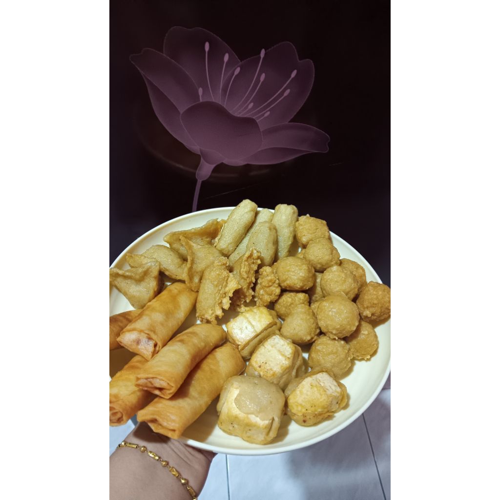 

Pempek kakap campur