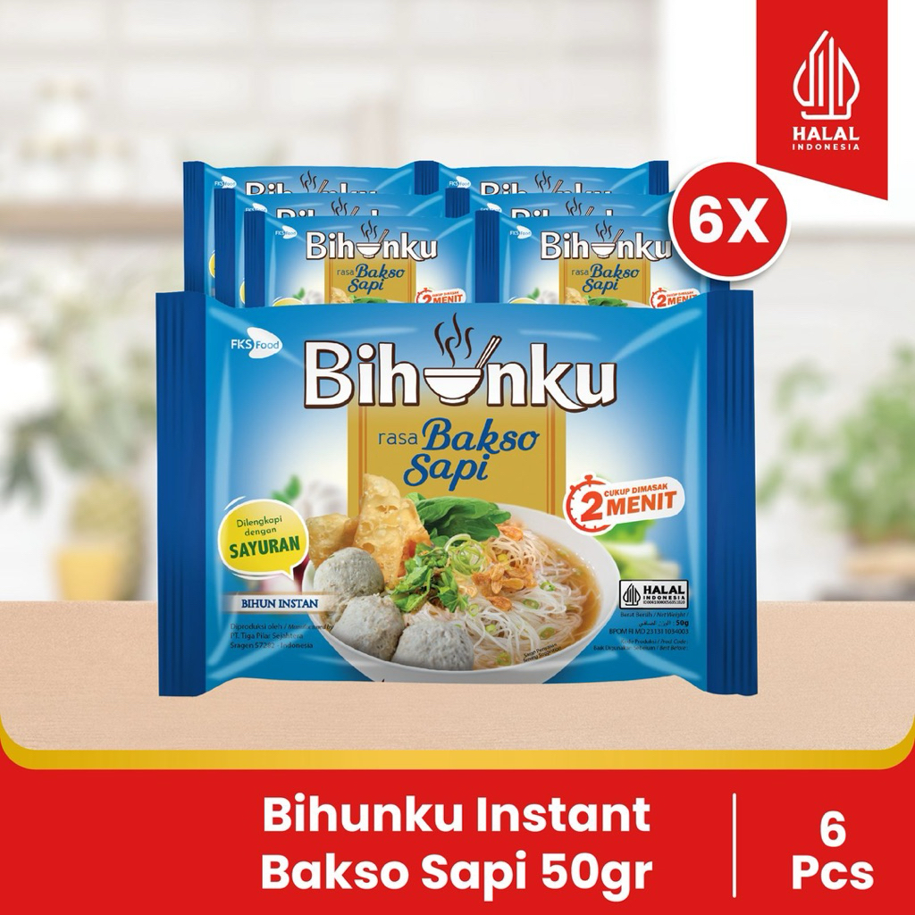 

Paket Bundling - Bihunku Instan - Bakso - 50gr - 6pcs