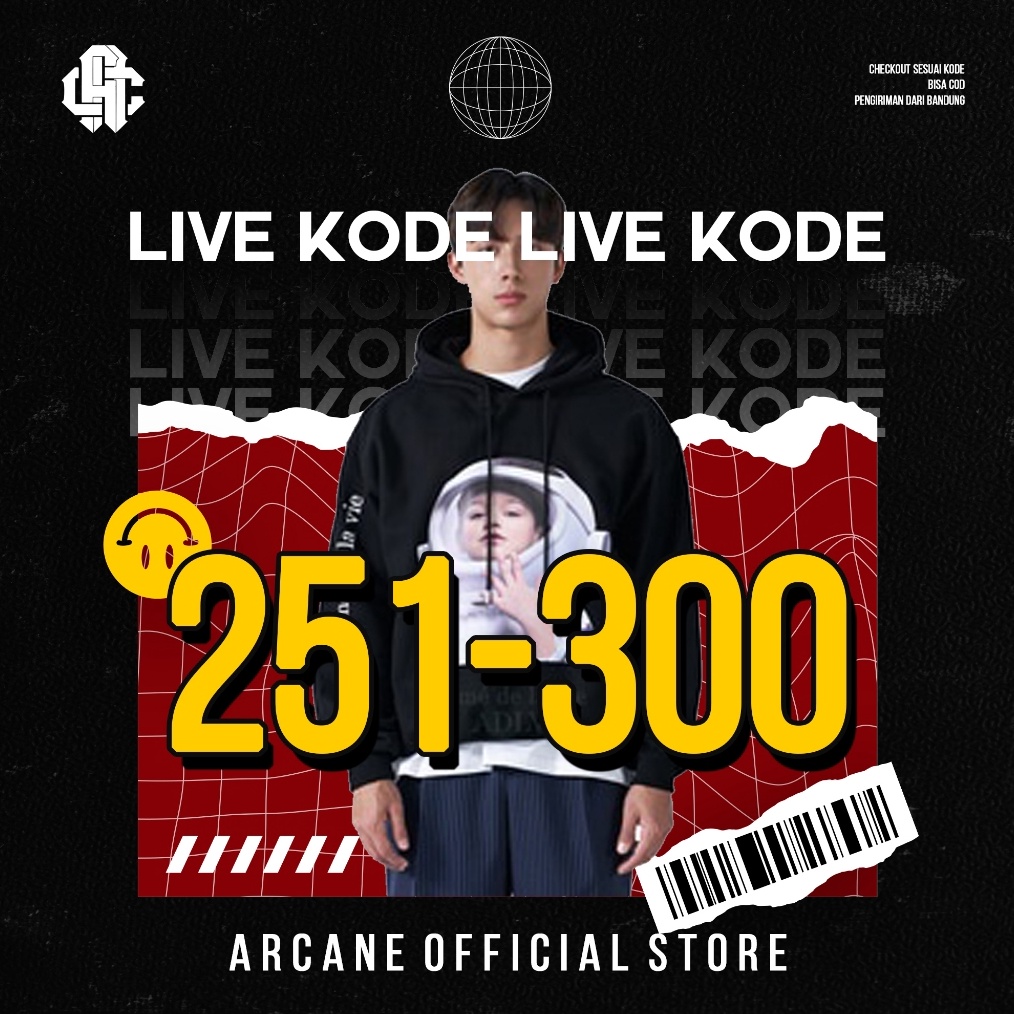 KODE U56G  251  3  Keranjang Checkout Hoodie Crewneck Terbaik Terlaris Arcane Store