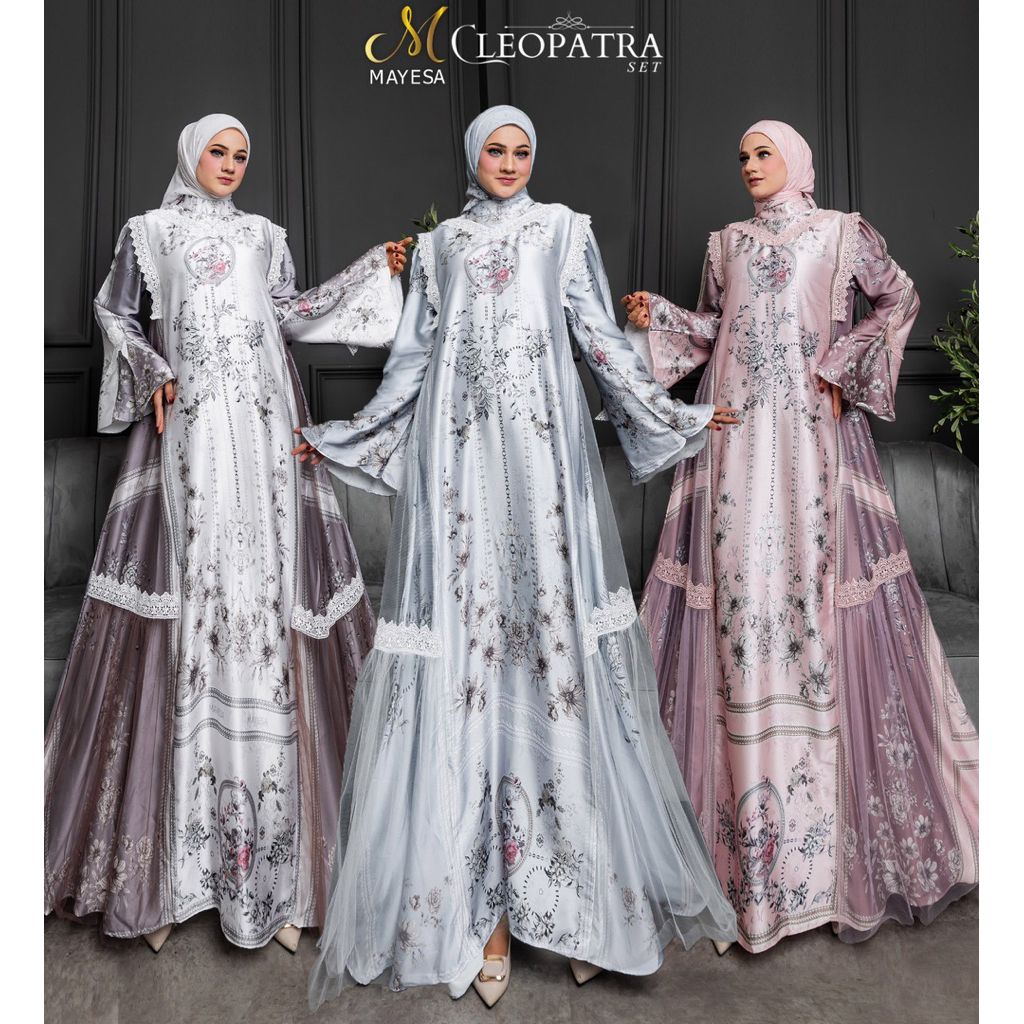 CLEOPATRA set Dress voal by mayesa premium