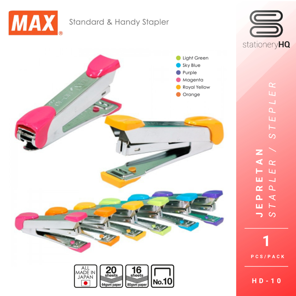 

Staples / Stapler / Jepretan MAX HD-10 + No.10-1M Original