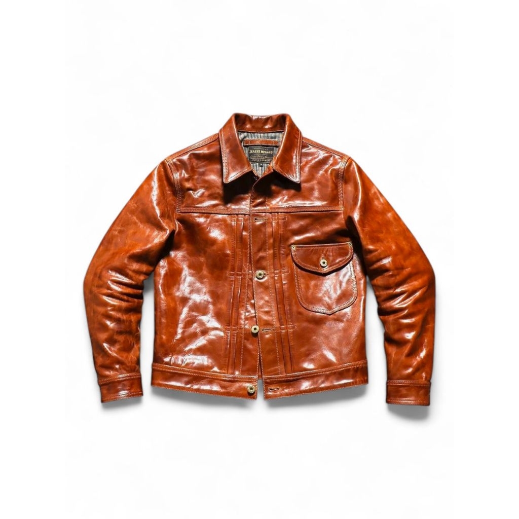 leather jacket Type 1 Horsehide cowboy pocket