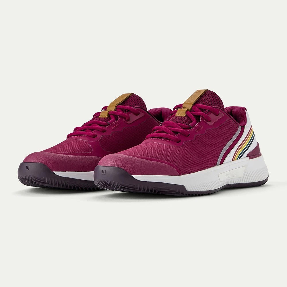 Sepatu Tenis Wilson Intrigue Pro Maroon 2025 Women Wilson Tennis Shoe 2025 Original
