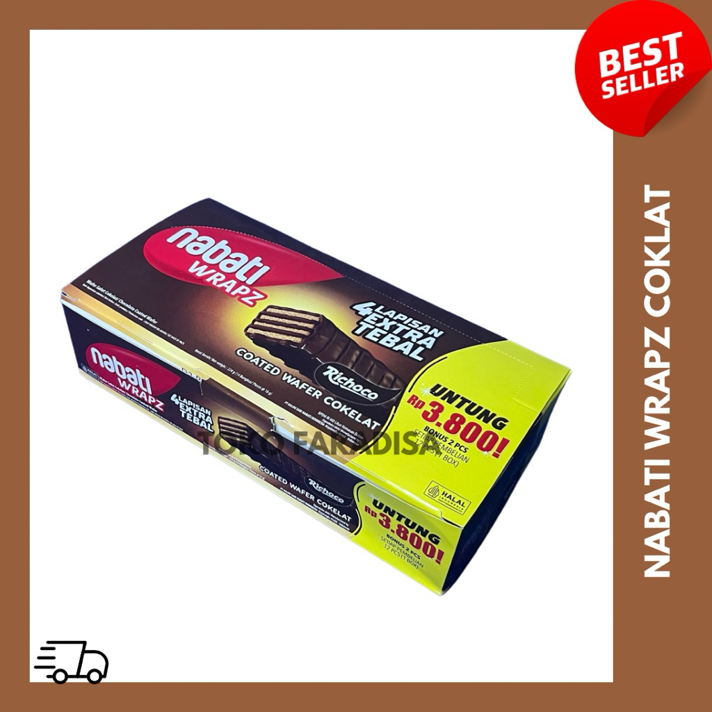 

NABATI Wrapz Cokelat Box Isi 14 @16g