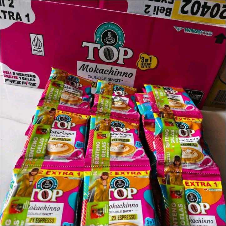 

Top Coffee Mokachinno 15 Sachet Kopi Susu Instan