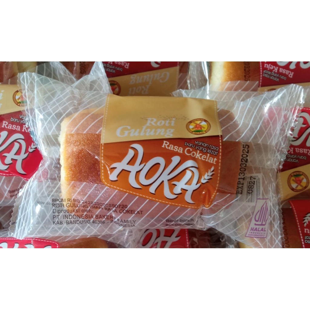 ROTI GULUNG AOKA 60pcs / KARTON